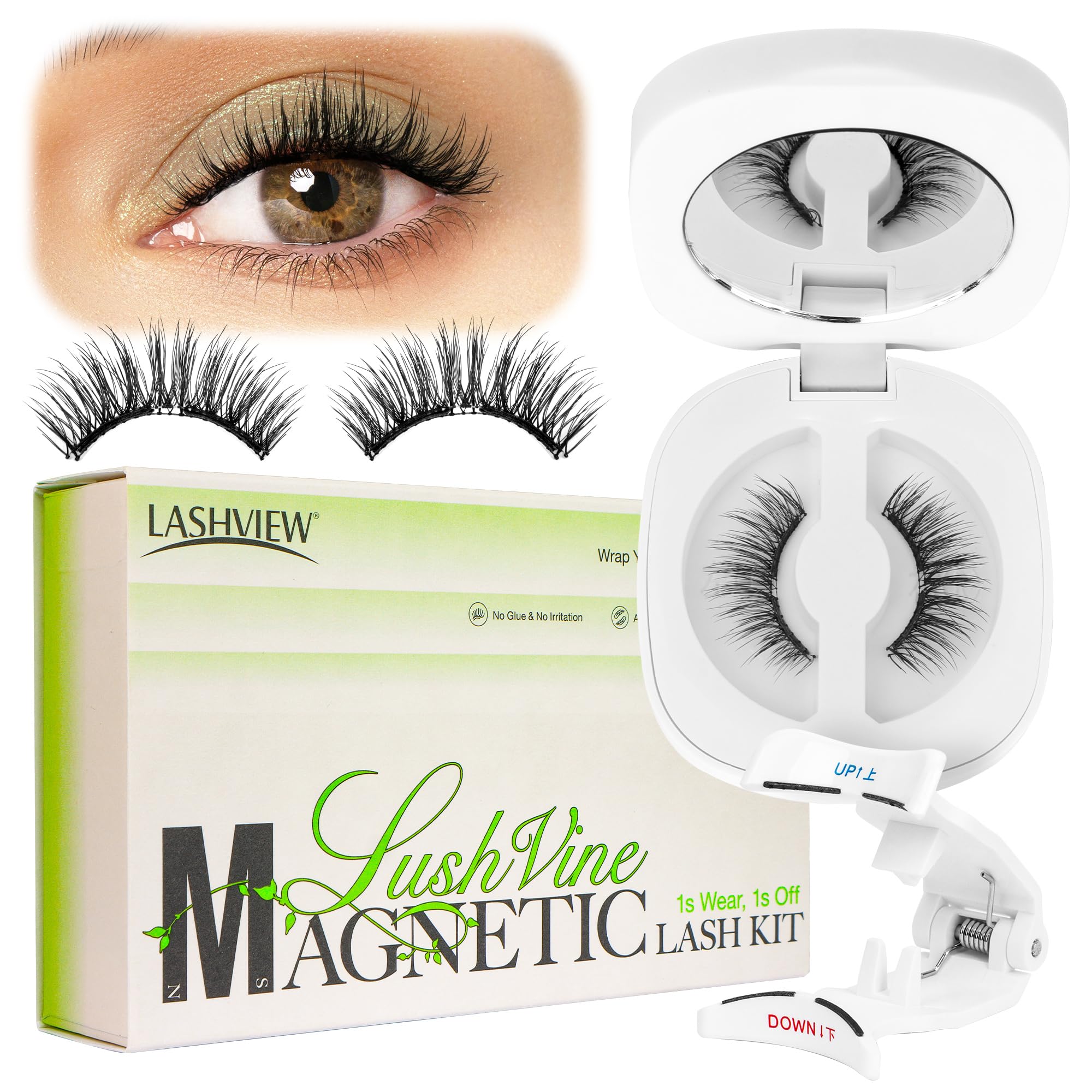 Foto 1 | Pestañas Magnéticas Lashview Upgrade De Aspecto Natural Reutilizables - Venta Internacional.