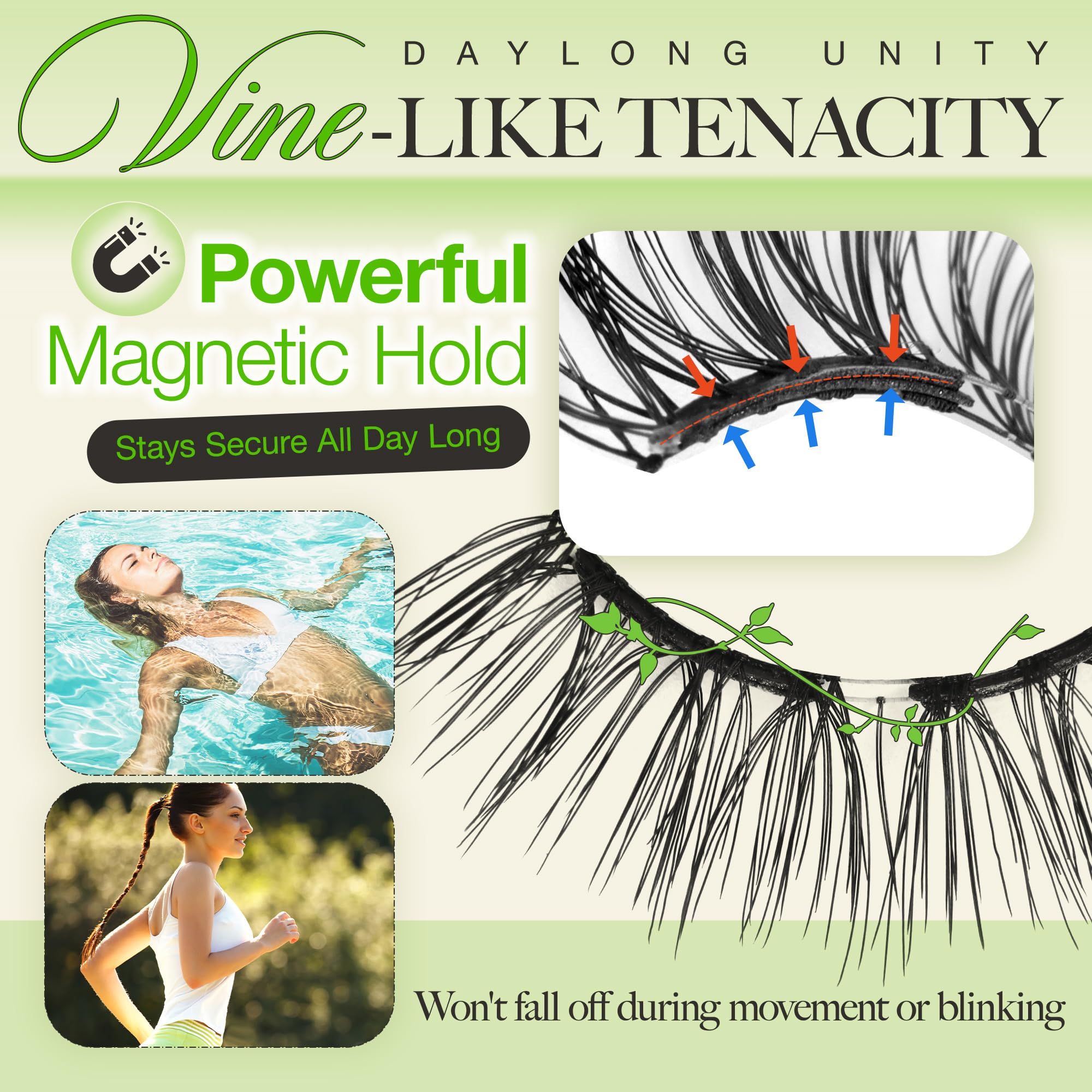 Foto 3 | Pestañas Magnéticas Lashview De Aspecto Natural  Reutilizables E Impermeables - Venta Internacional.
