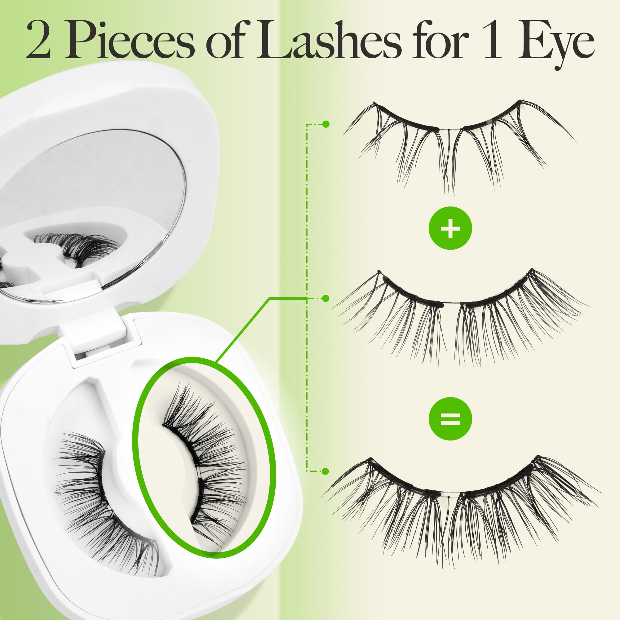 Foto 7 | Pestañas Magnéticas Lashview De Aspecto Natural  Reutilizables E Impermeables - Venta Internacional.