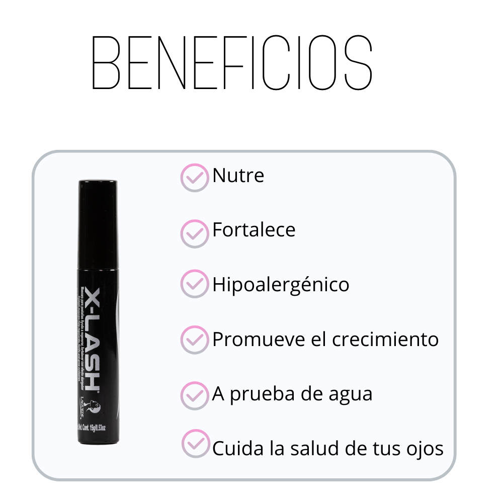 Foto 3 pulgar | Mascara para Pestañas Laguede X-lash Regenerador 15g