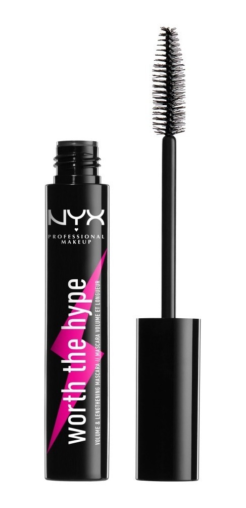 Foto 3 pulgar | Máscara de Pestañas Nyx Worth The Hype Voluminizadora 7 Ml Negro