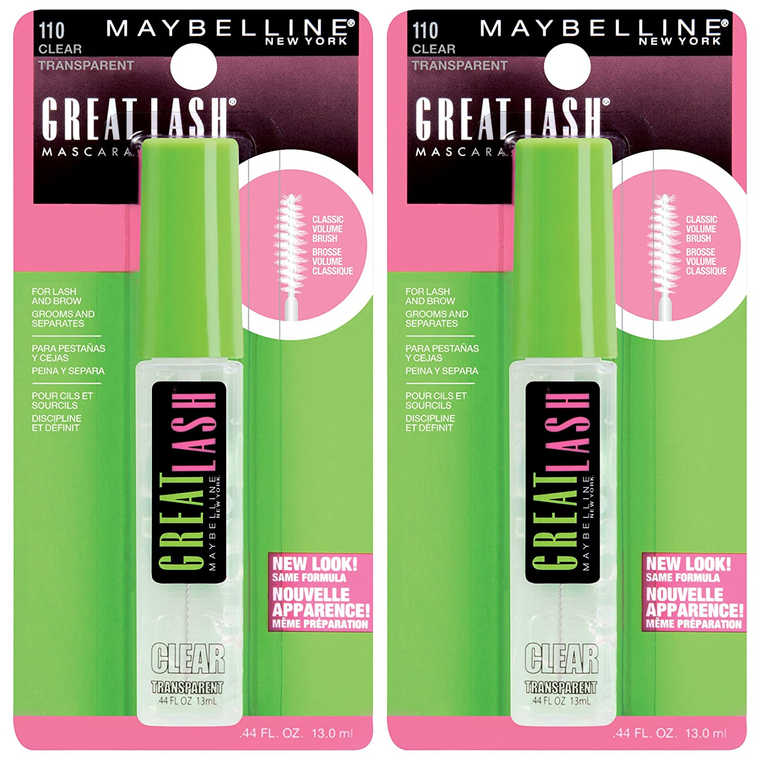 Foto 2 pulgar | Venta Internacional - Máscara Maybelline New York Great Lash Clear 2 Conteos