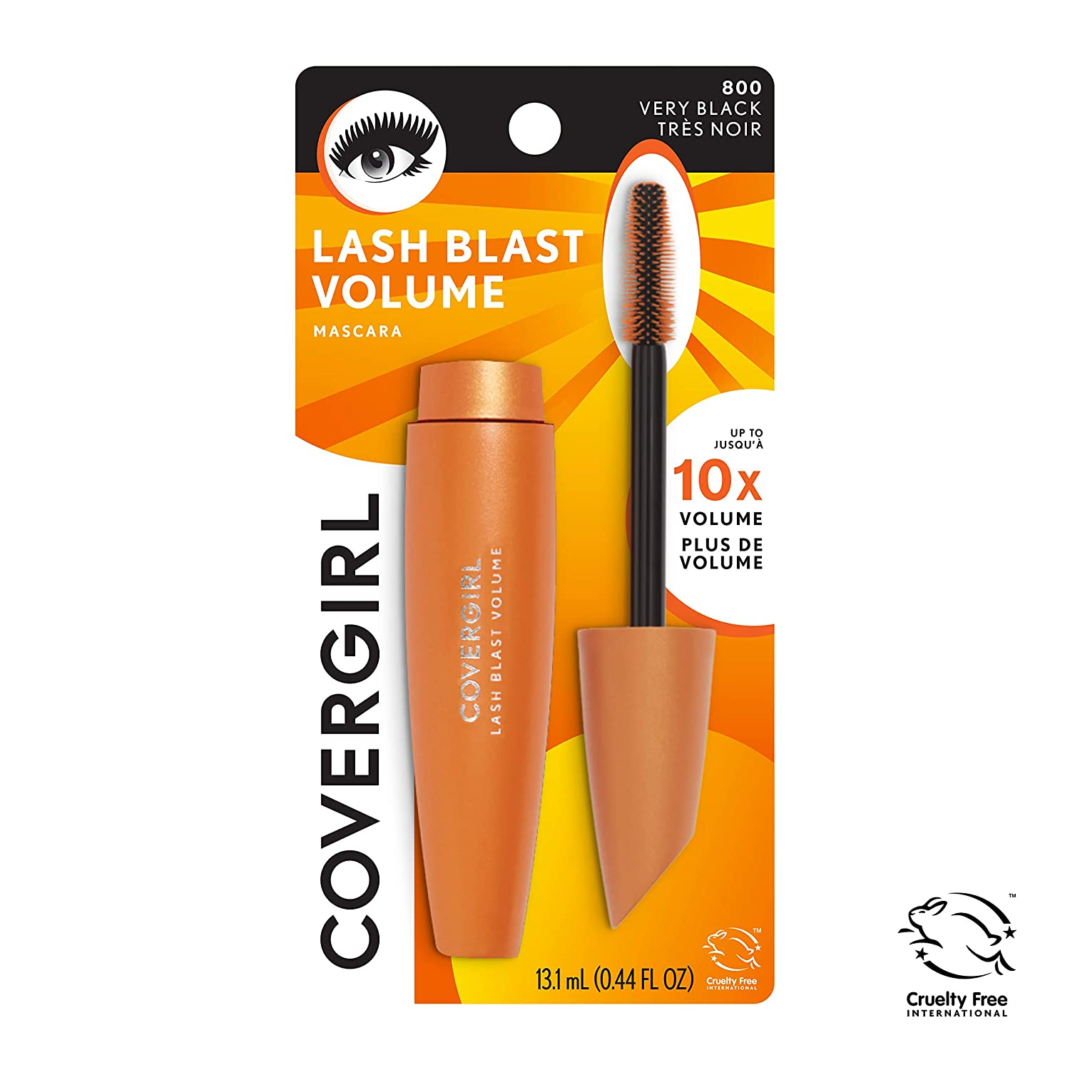 Foto 4 pulgar | Venta Internacional - Covergirl Lash Blast Volume Mascara, Muy Negra