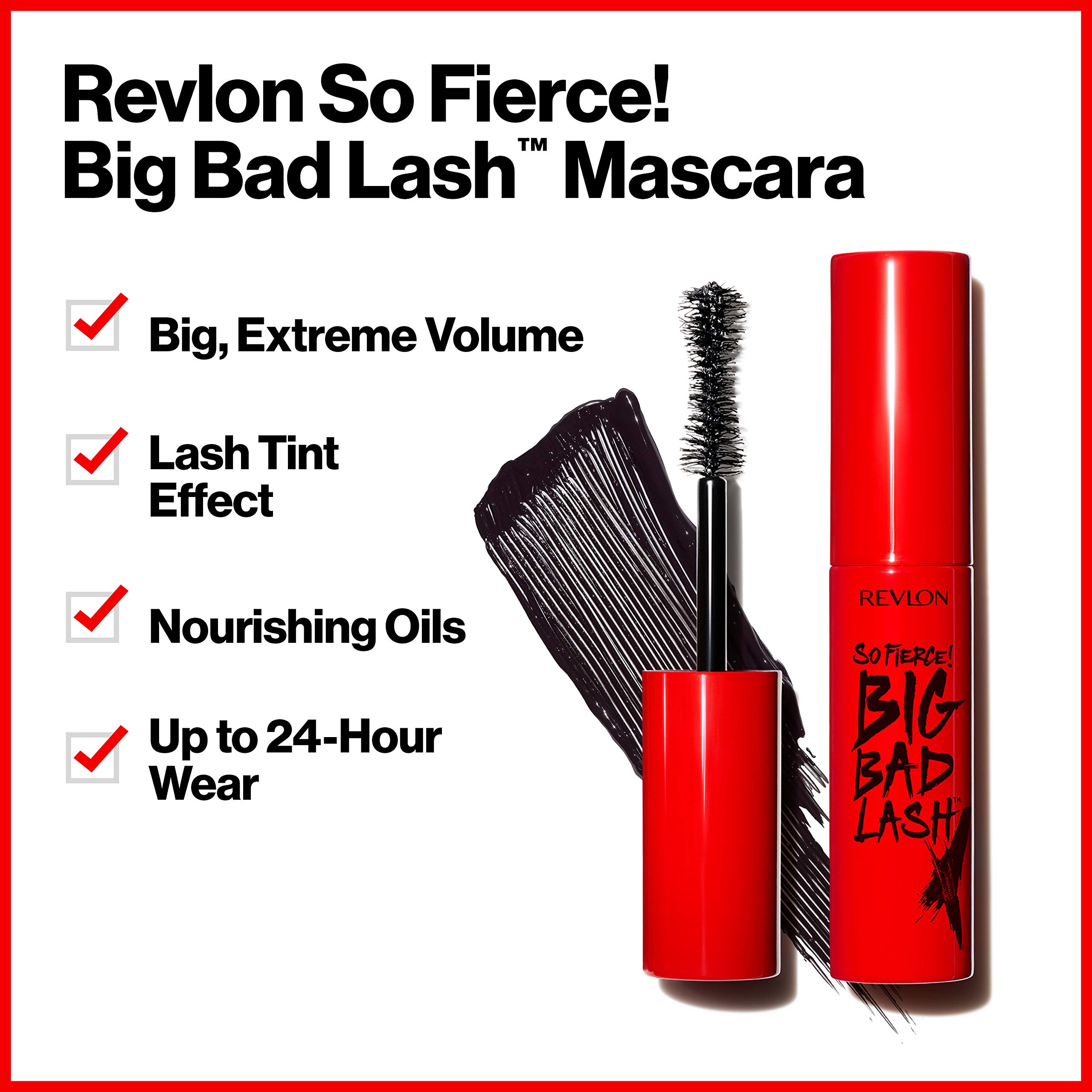 Foto 3 pulgar | Máscara Revlon So Fierce Big Bad Lash 10 Ml Negro - Venta Internacional