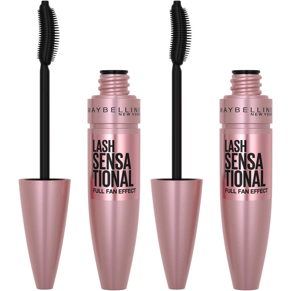 Foto 2 pulgar | Rímel Maybelline Lash Sensational Negro 2 Unidades - Venta Internacional