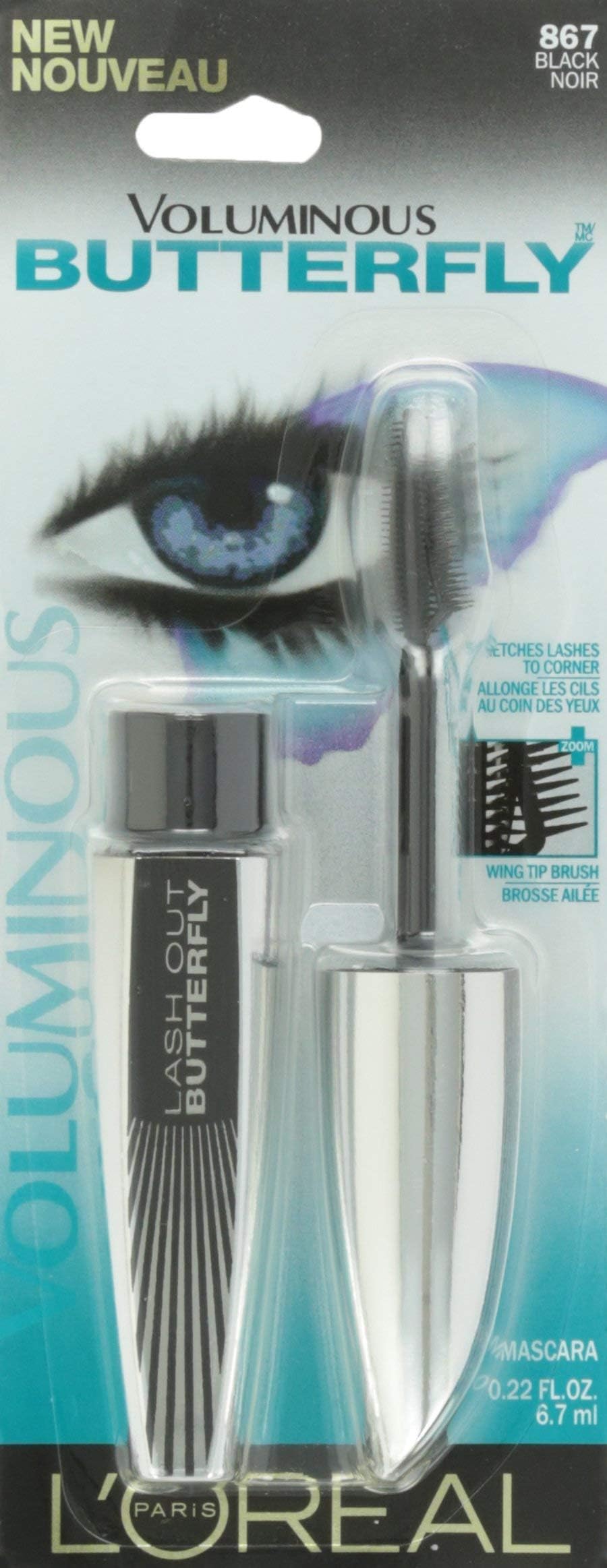Foto 6 pulgar | Máscara L'Oréal Paris Voluminous Butterfly Negra 6,5 ml - Venta Internacional