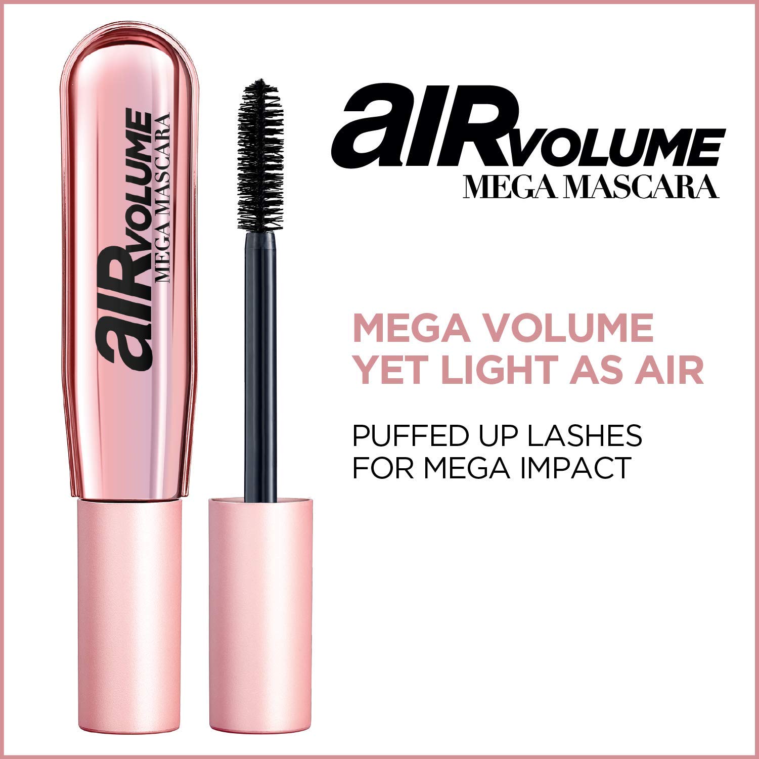 Foto 5 pulgar | Máscara L'oreal Paris Air Mega Voluminous De 9 Ml color Negro - Venta Internacional