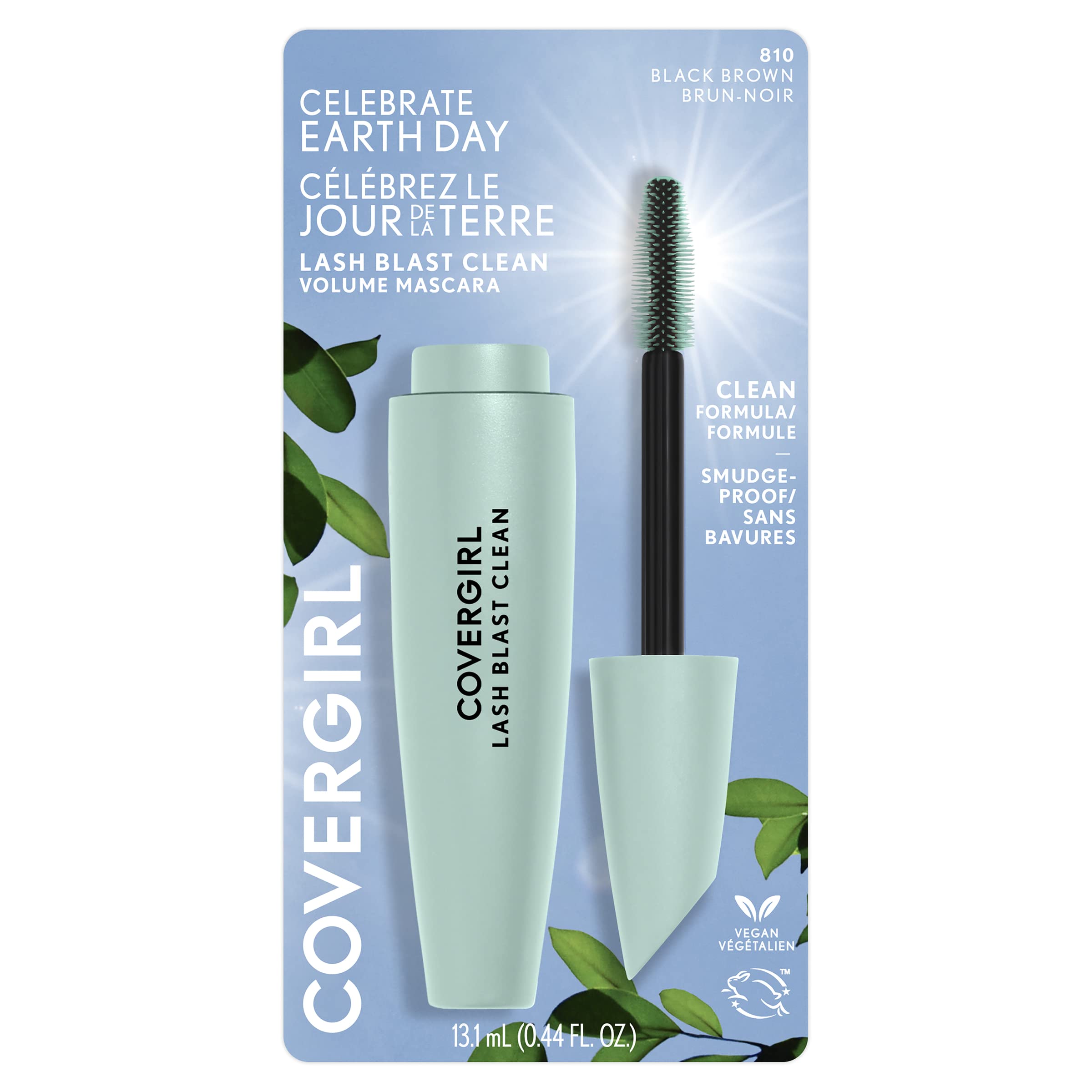 Foto 4 pulgar | Máscara Covergirl Lash Blast Clean Volume Negro Y Marrón 1 Unidad - Venta Internacional