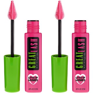Foto 1 | Máscara Maybelline New York Great Lash Lots Of Lashes Blackest Black 25 Ml X 2 - Venta Internacional
