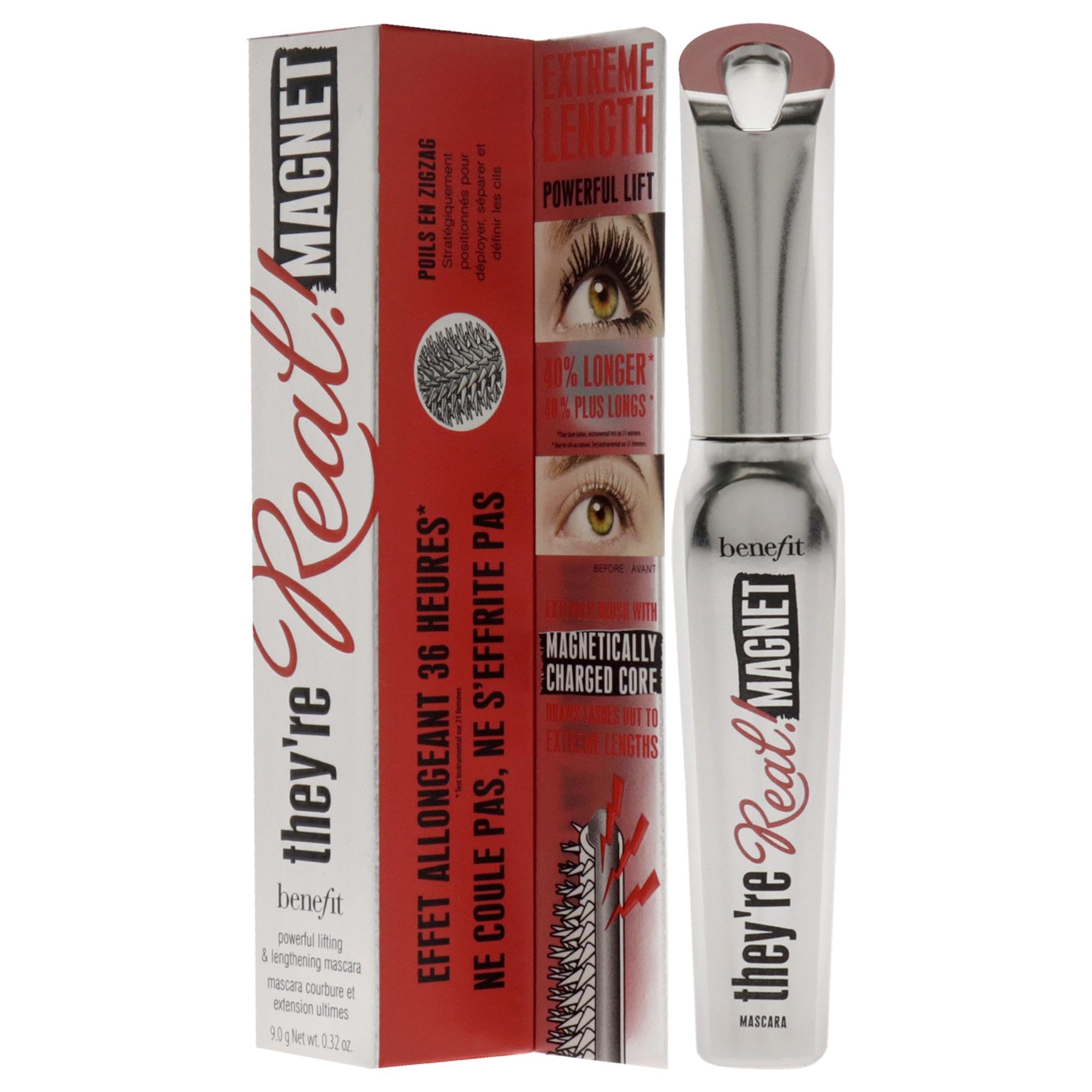 Foto 5 pulgar | Máscara Benefit Theyre Real Magnet Extreme Longening, 9 Ml - Venta Internacional