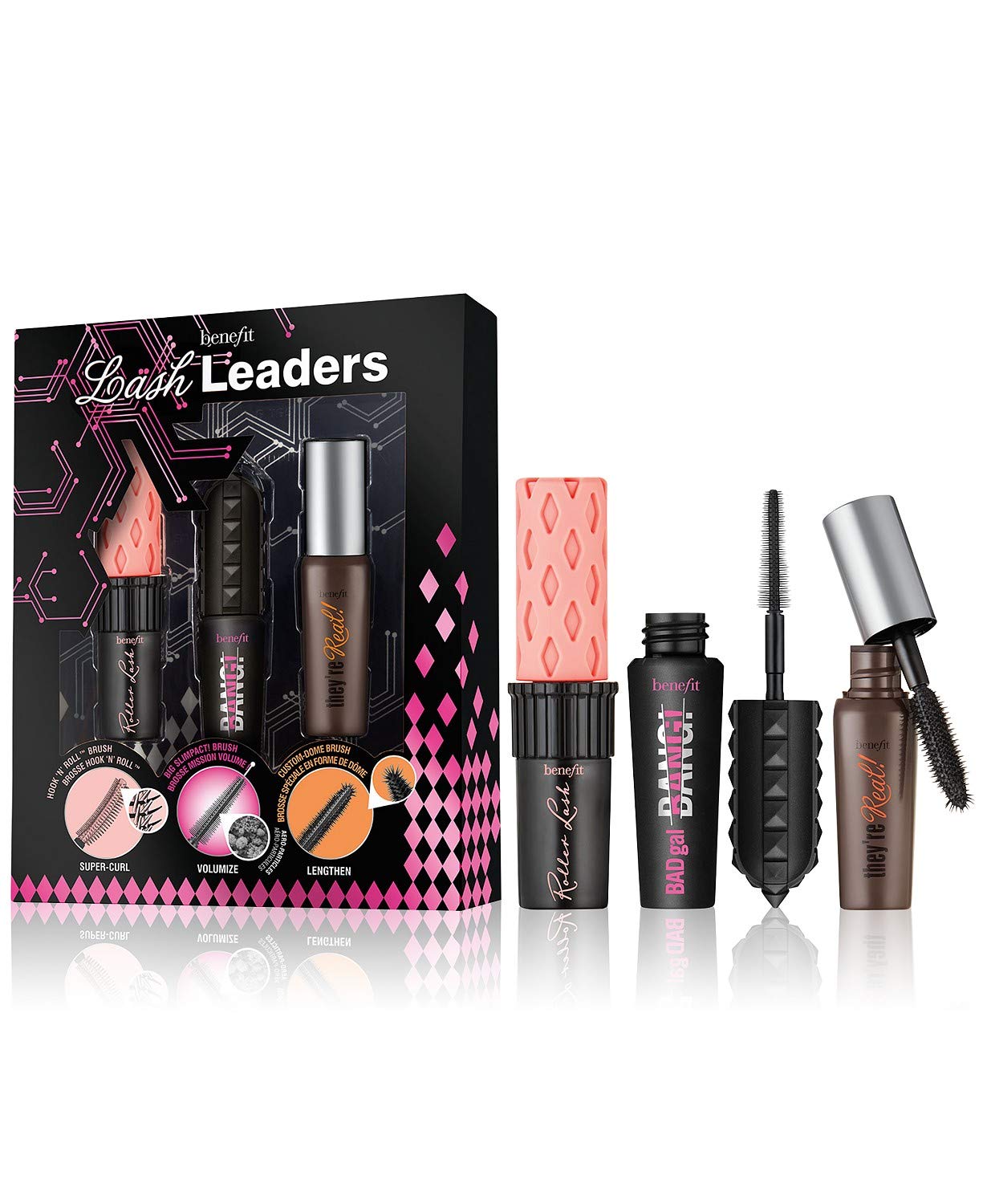 Foto 2 pulgar | Set de Mini Máscaras de Viaje Benefit Cosmetics Lash Leader - Venta Internacional