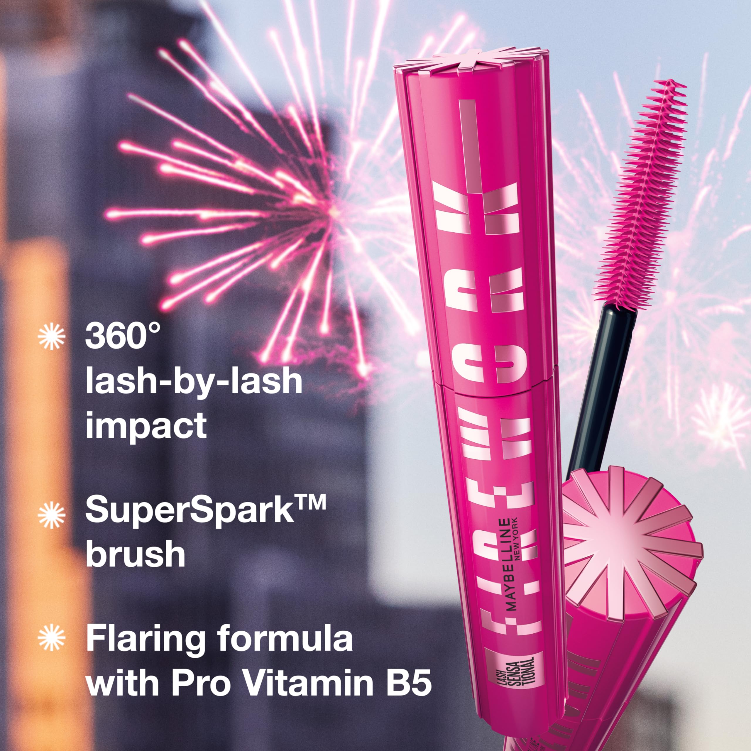 Foto 3 | Máscara de Pestañas Maybelline Firework-Venta Internacional