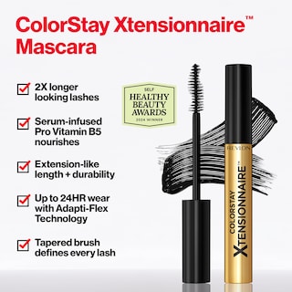Foto 2 | Rímel Revlon Colorstay Xtensionnaire 201 Blackest Black - Venta Internacional