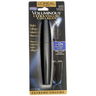 Foto 1 | Máscara L'oréal Paris Voluminous Extra Volume Collagen 695 Blackest Black Waterproof (paquete De 2) - Venta Internac