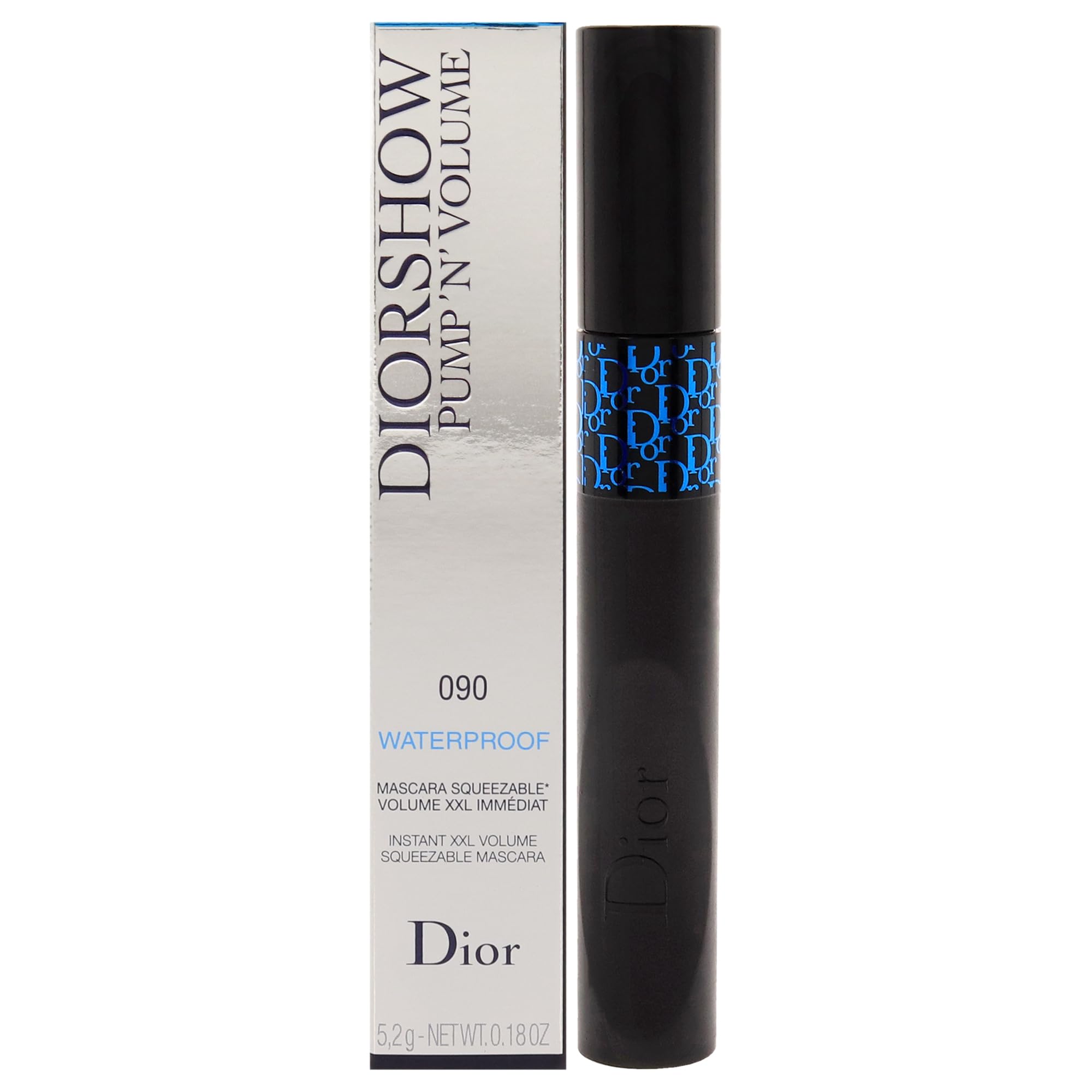 Máscara Dior Diorshow Pump N Volume Waterproof 090 Negra - Venta Internacional.