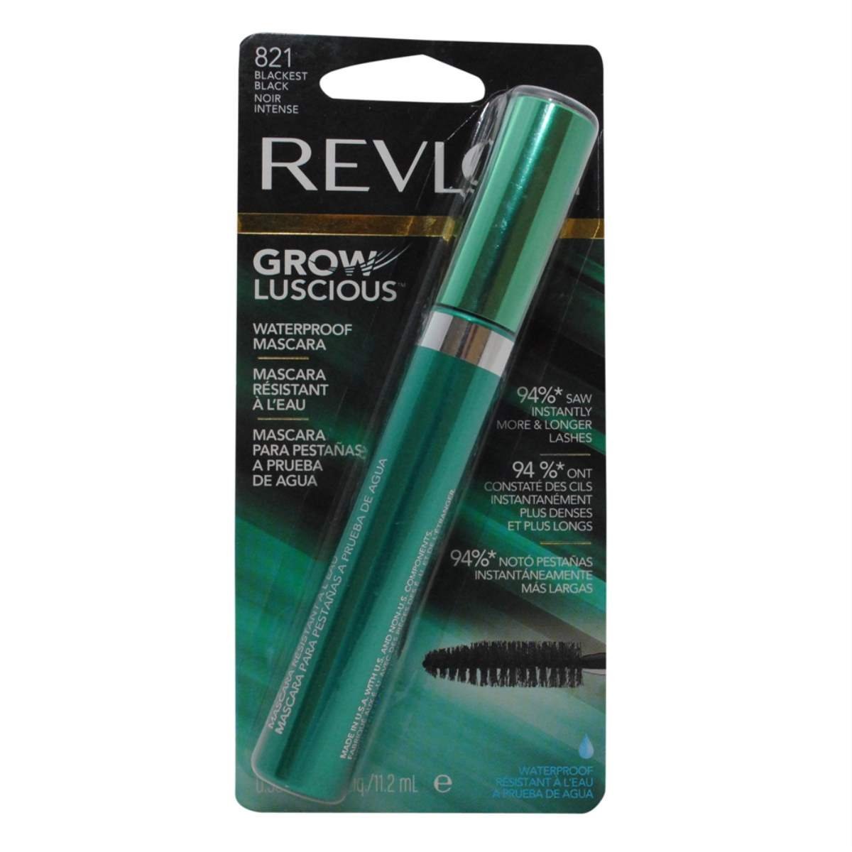 Foto 2 pulgar | Máscara Revlon Grow Luscious De Fabulash Waterproof 821 Negra - Venta Internacional.