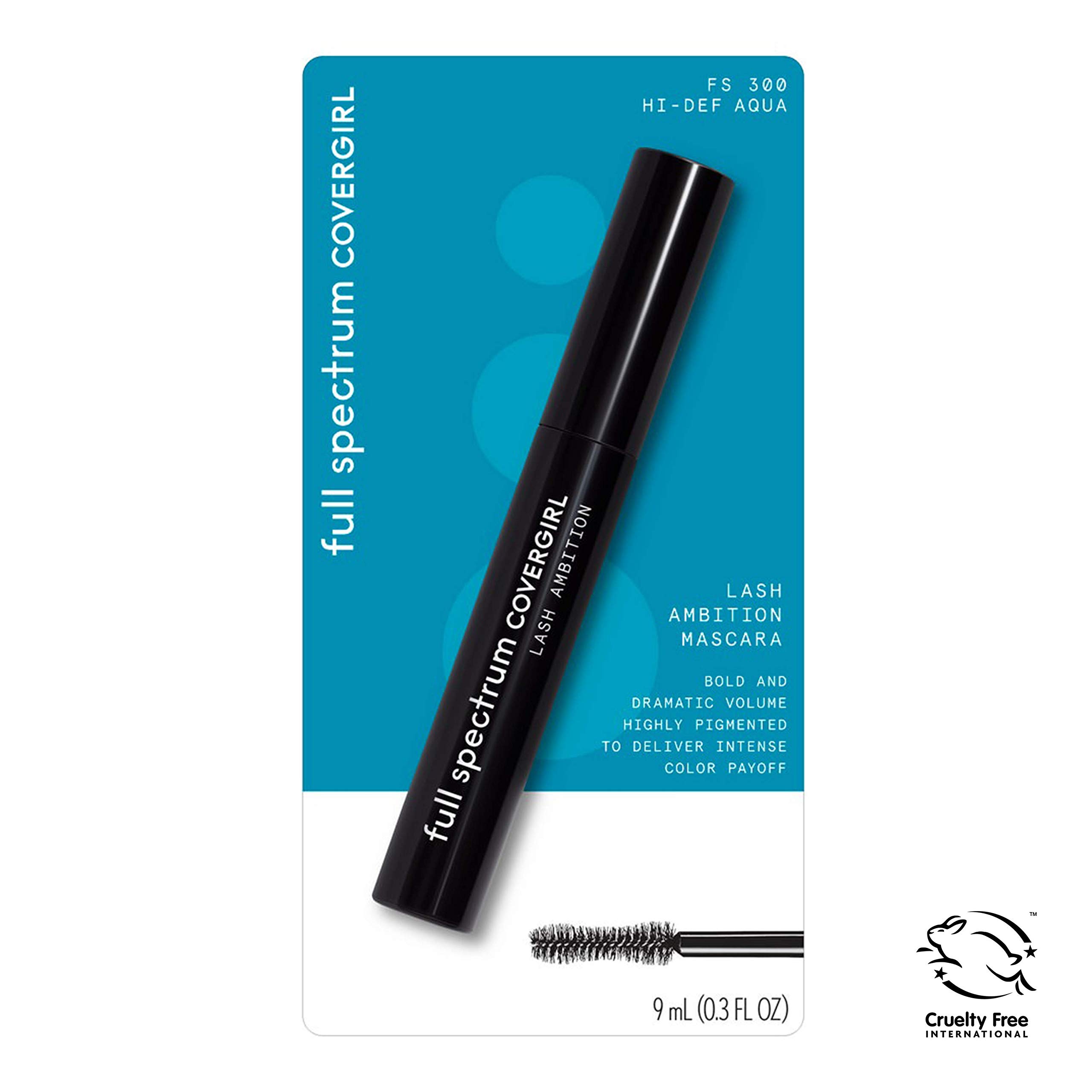 Foto 3 | Máscara Covergirl Full Spectrum Lash Ambition Hi-def Aqua, 9 Ml - Venta Internacional.