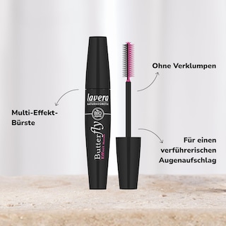 Foto 3 | Máscara Lavera Butterfly Effect #beautiful Black 11ml Bio - Venta Internacional.