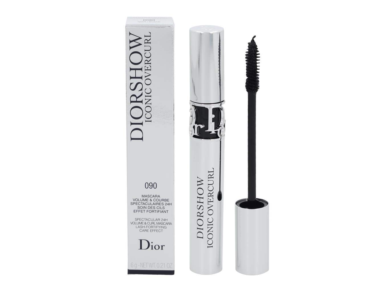 Máscara Dior Diorshow Iconic Overcurl Spectacular 24h #090 Black - Venta Internacional.