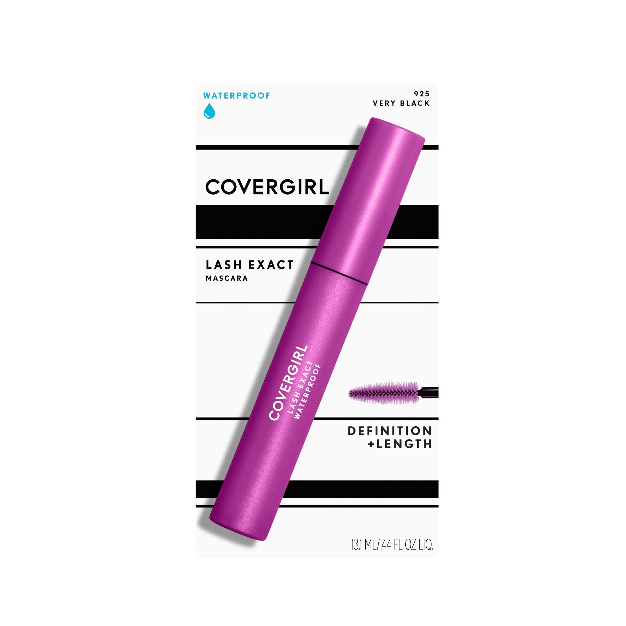 Foto 4 pulgar | Máscara Covergirl Lash Exact Waterproof, Muy Negra, 13 Ml (x2) - Venta Internacional.