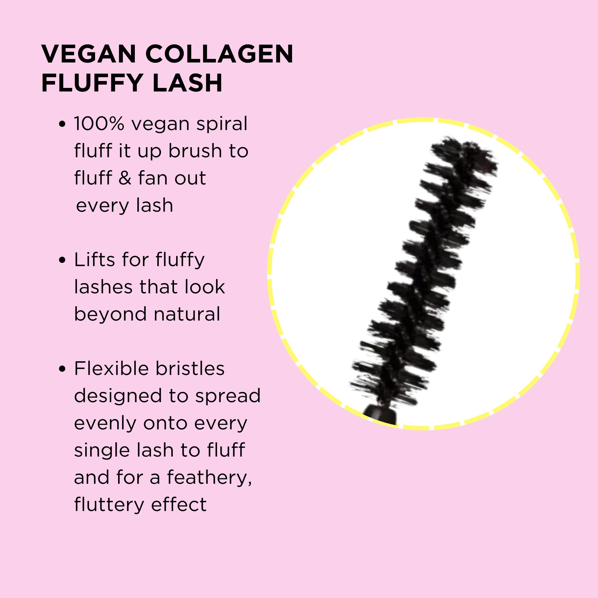 Foto 4 pulgar | Máscara Pacifica Vegan Collagen Fluffy Lash Black 7 Ml - Venta Internacional.