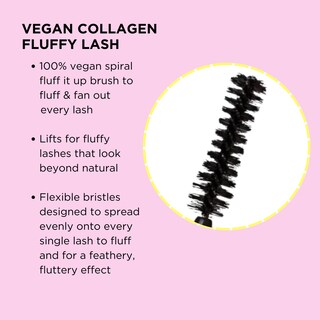 Foto 3 | Máscara Pacifica Vegan Collagen Fluffy Lash Black 7 Ml - Venta Internacional.
