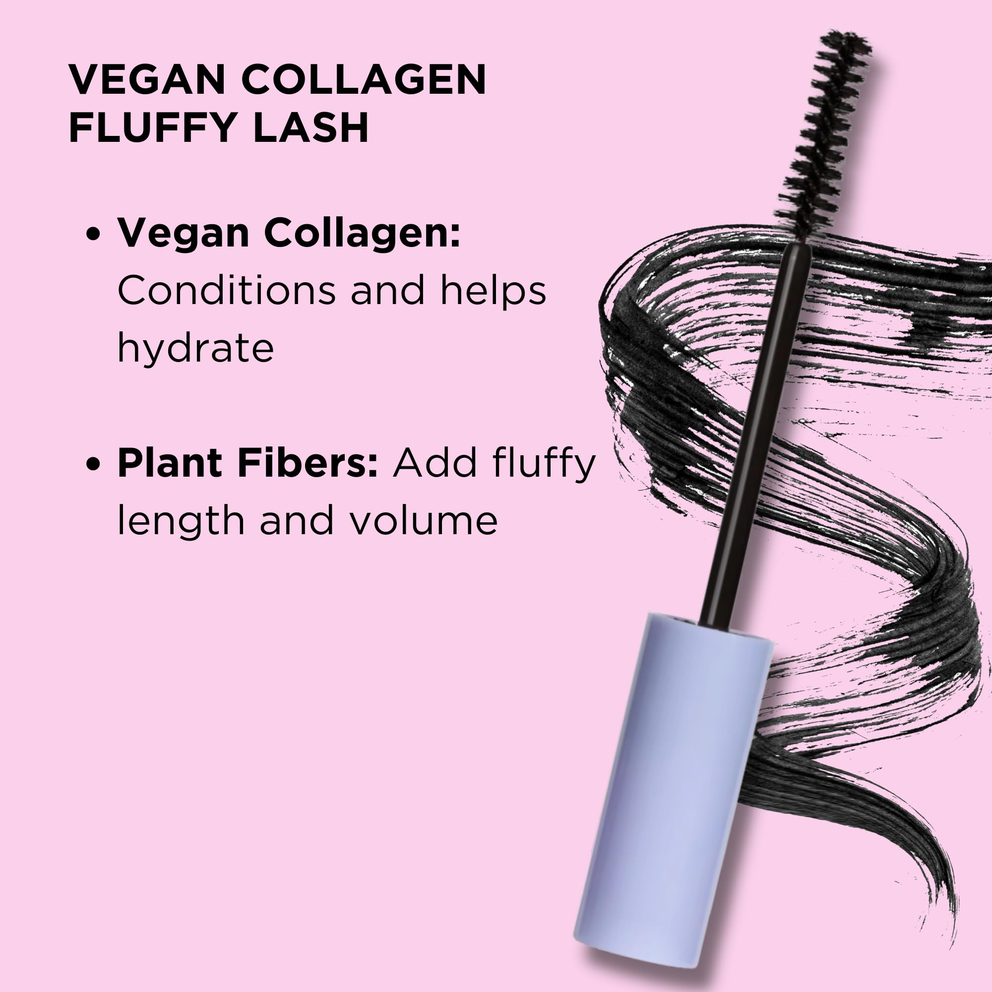 Foto 5 pulgar | Máscara Pacifica Vegan Collagen Fluffy Lash Black 7 Ml - Venta Internacional.