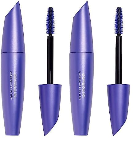 Foto 1 | Máscara Covergirl Lash Blast Fusion Resistente Al Agua Negra X2 - Venta Internacional.