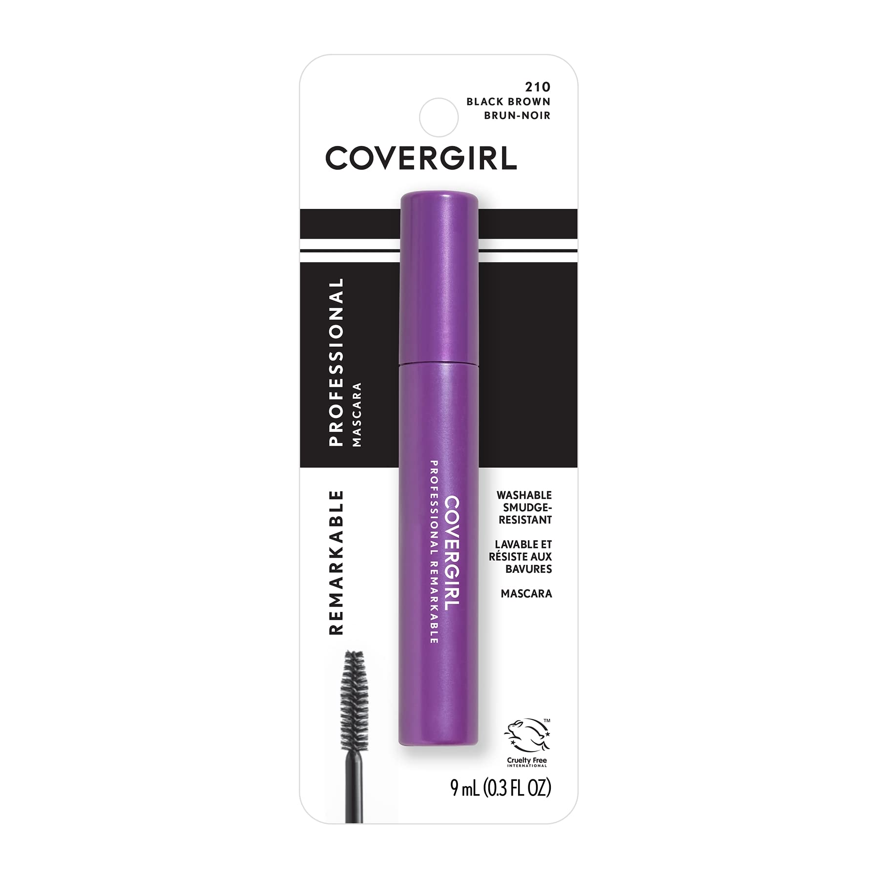 Foto 2 pulgar | Máscara Covergirl Professional Remarkable, Resistente Al Agua, 8,5 Ml - Venta Internacional.