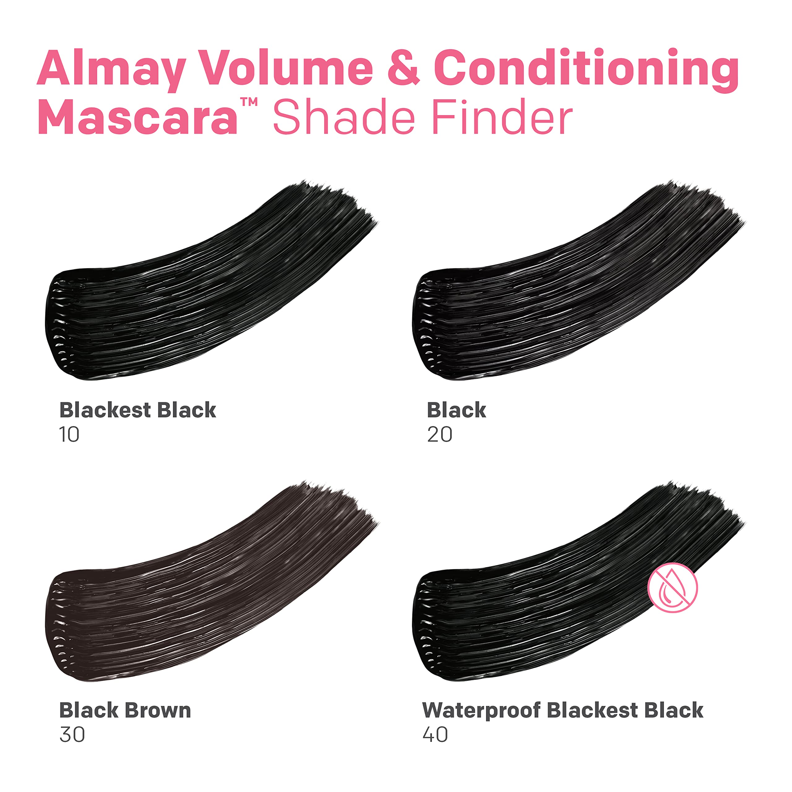 Foto 7 | Máscara Almay Volume & Conditioning 10 Blackest Black, 8 Ml - Venta Internacional.