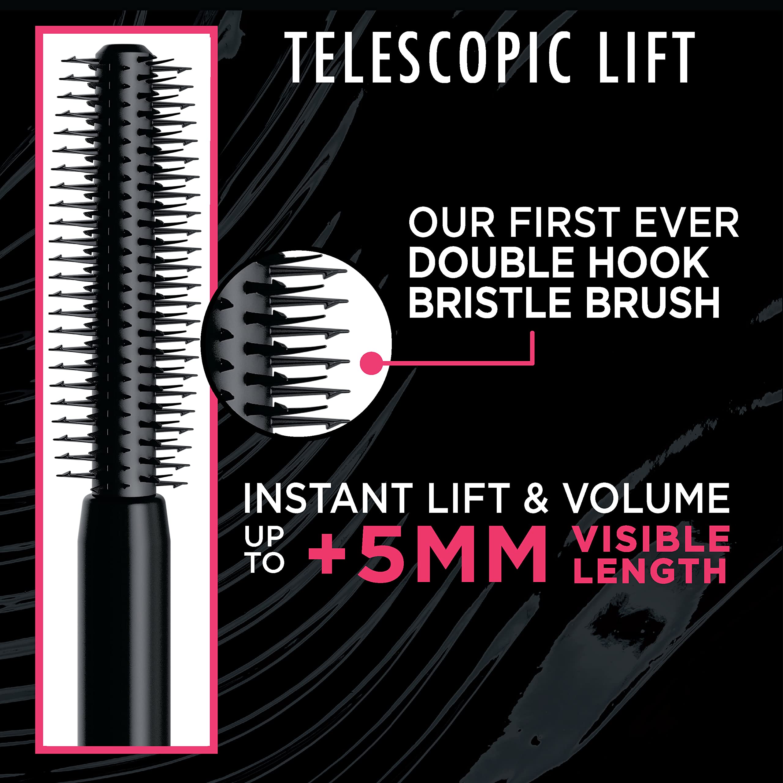 Foto 4 pulgar | Máscara L'oréal Paris Con Elevador Telescópico, Lavable, 10 Ml, Negra - Venta Internacional.