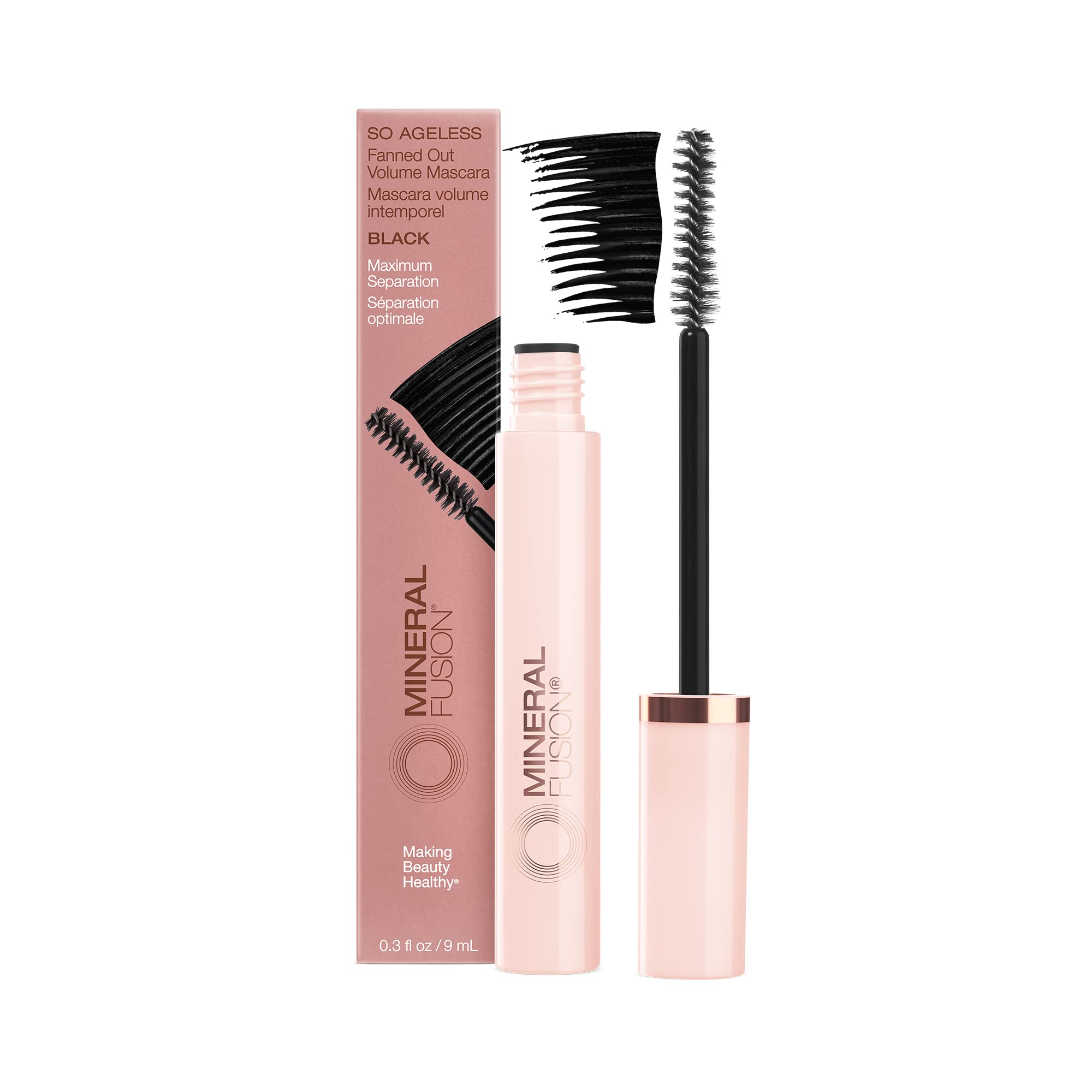 Foto 2 pulgar | Máscara Mineral Fusion So Ageless Fanned Out Volume Black - Venta Internacional.