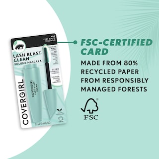 Foto 5 | Máscara Covergirl Lash Blast Clean Volume, Impermeable, Vegana - Venta Internacional.