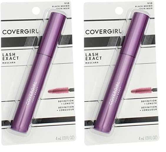 Máscara De Pestañas Covergirl Lash Exact Black Brown 3,8 Ml (paquete De 2) - Venta Internacional.