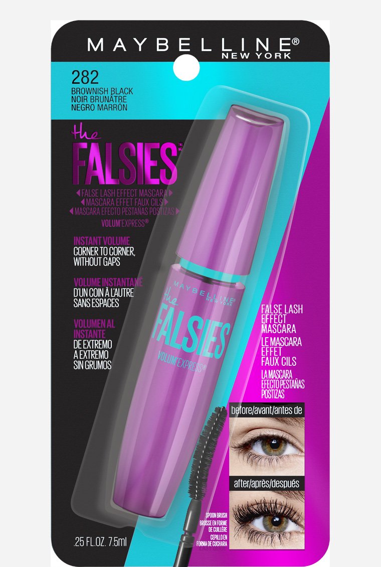 Foto 2 | Máscara Maybelline Volum' Express The Falsies Marrón-negro - Venta Internacional.