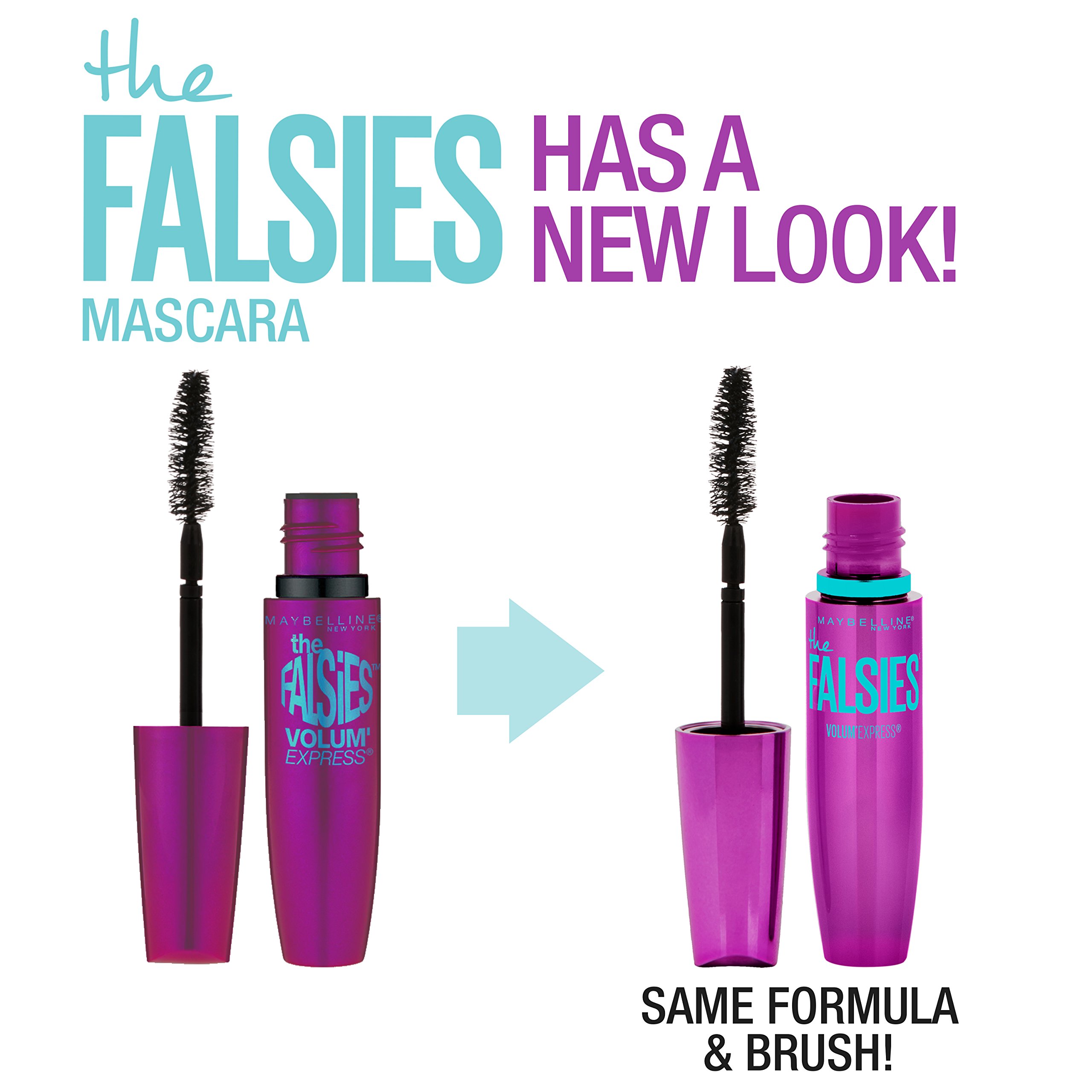 Foto 4 | Máscara Maybelline Volum' Express The Falsies Marrón-negro - Venta Internacional.