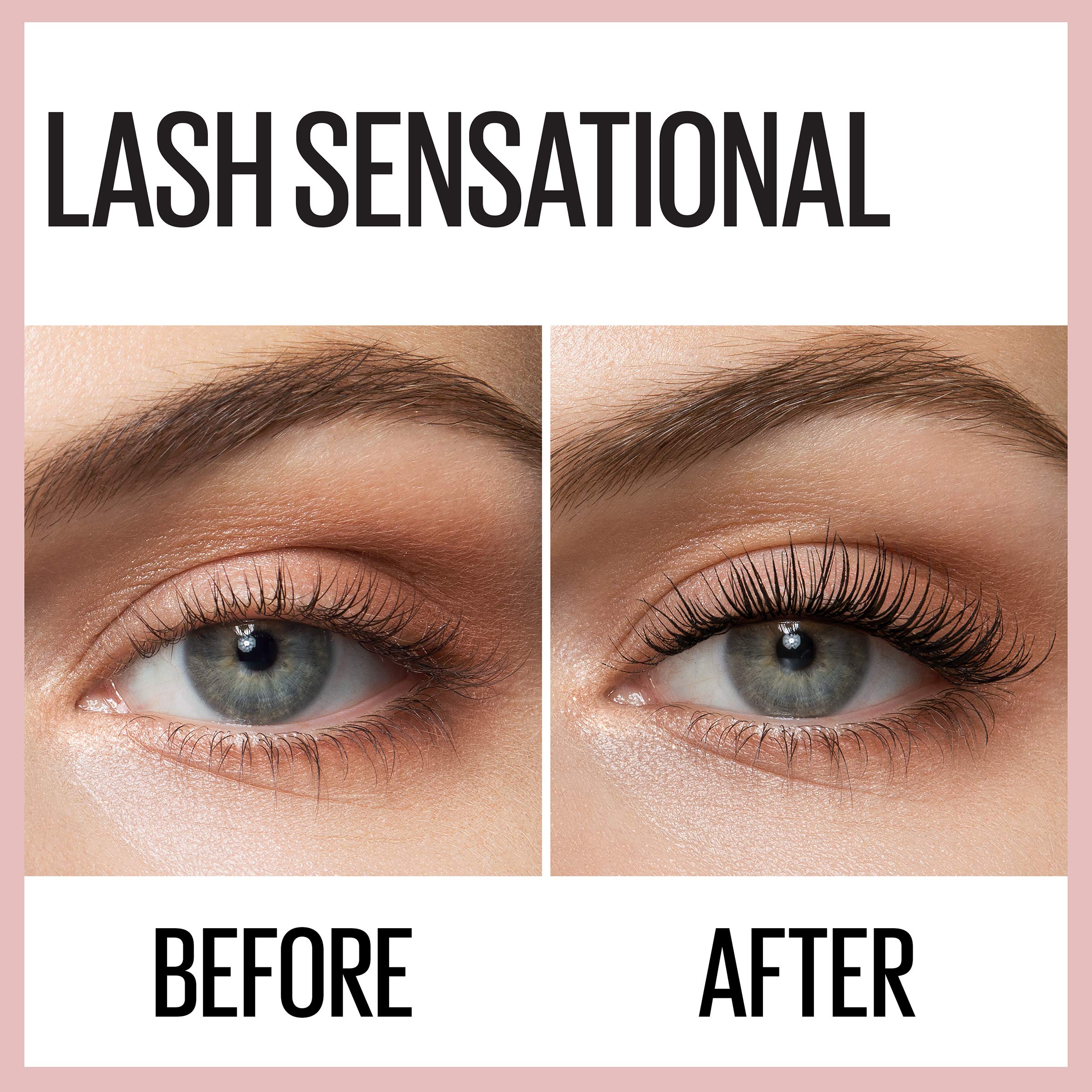 Foto 2 | Máscara Maybelline Lash Sensational Waterproof Muy Negra - Venta Internacional.