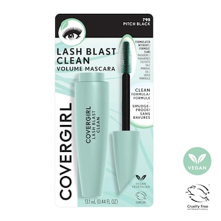 Foto 3 | Máscara Covergirl Lash Blast Clean Volume Vegan Pitch Black - Venta Internacional.