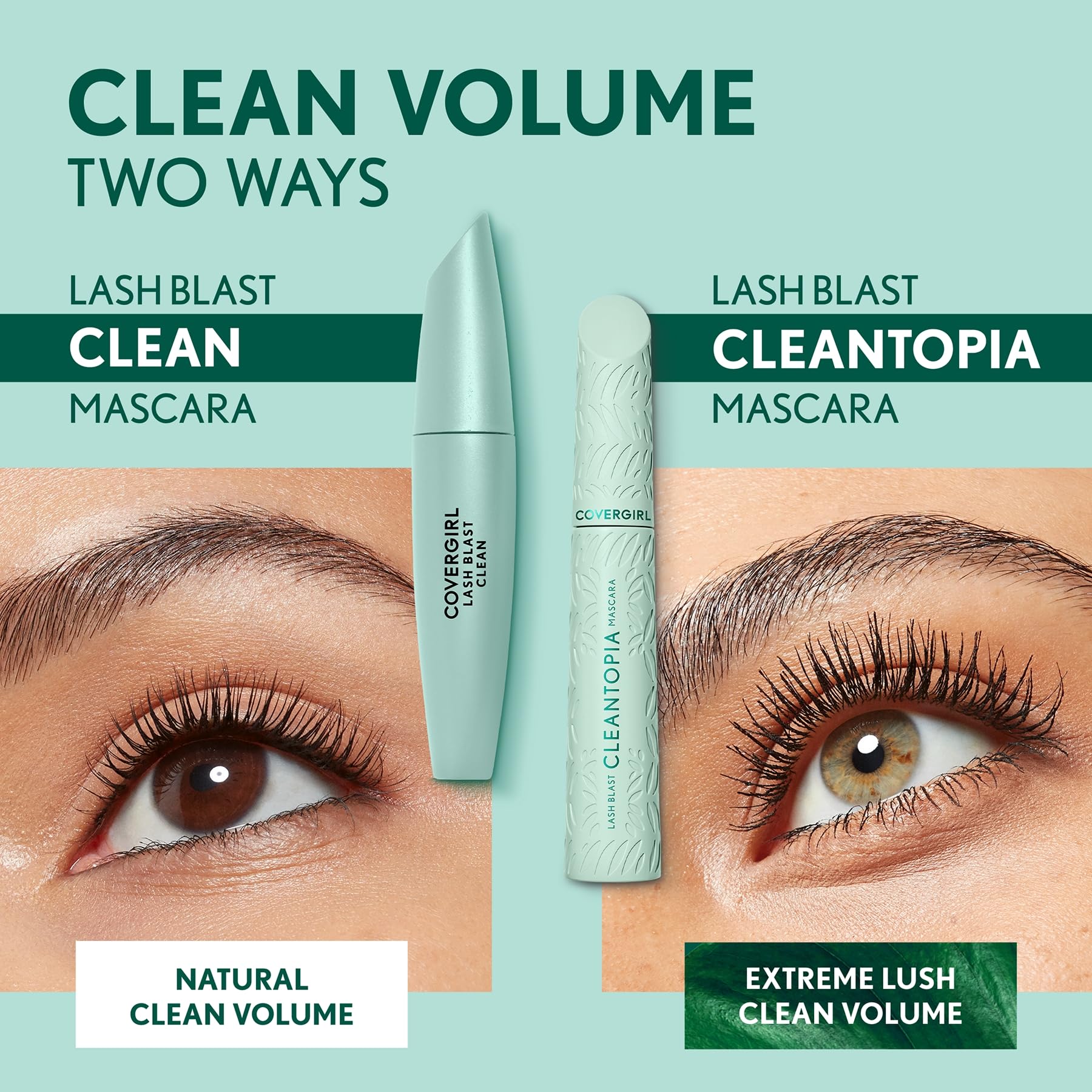 Foto 8 pulgar | Máscara Covergirl Lash Blast Clean Volume Vegan Pitch Black - Venta Internacional.