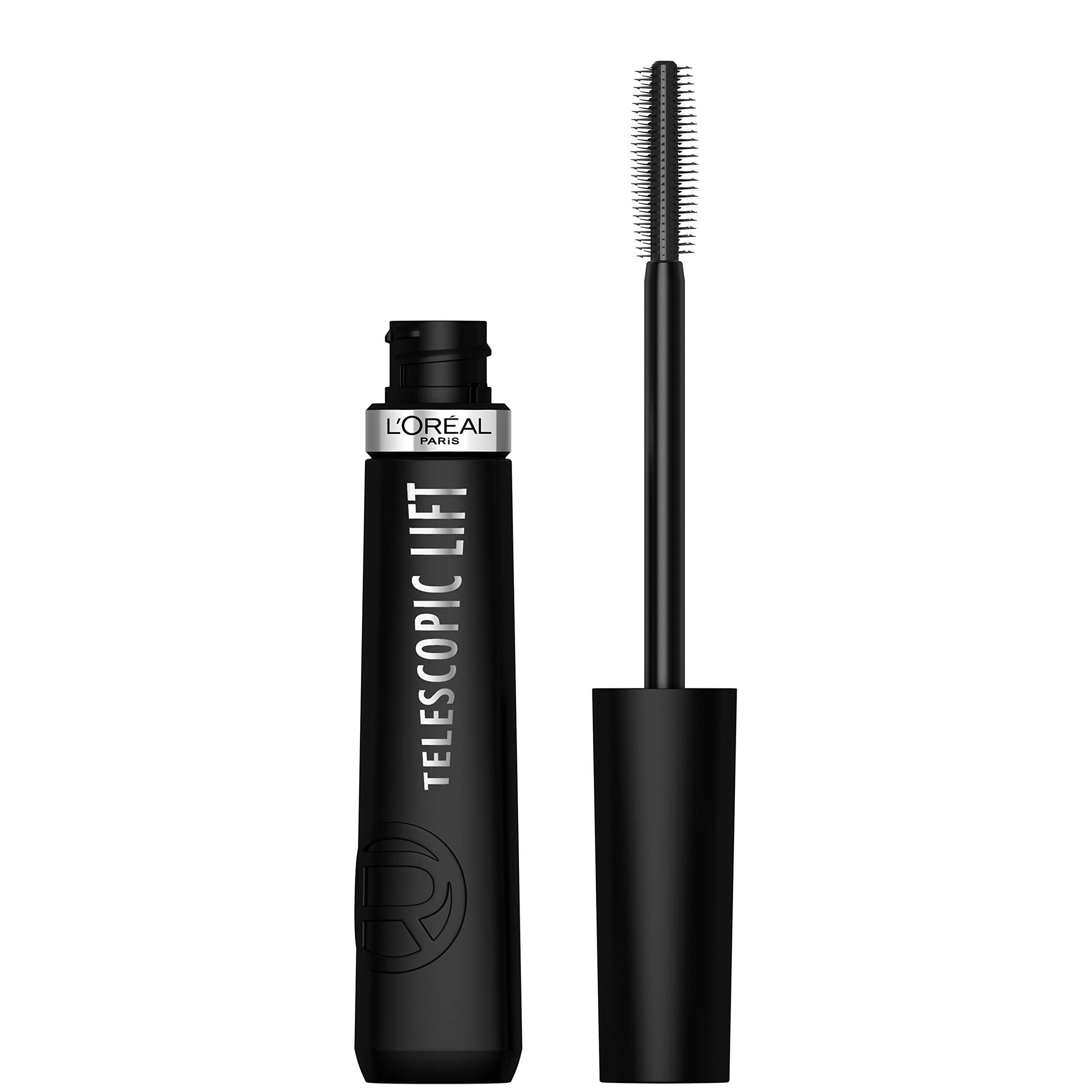 Máscara L'oréal Paris Con Estiramiento Telescópico, Alargadora, Negra, 10 Ml - Venta Internacional.