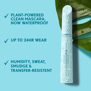 Foto 4 | Máscara Covergirl Lash Blast Cleantopia Waterproof Black - Venta Internacional.