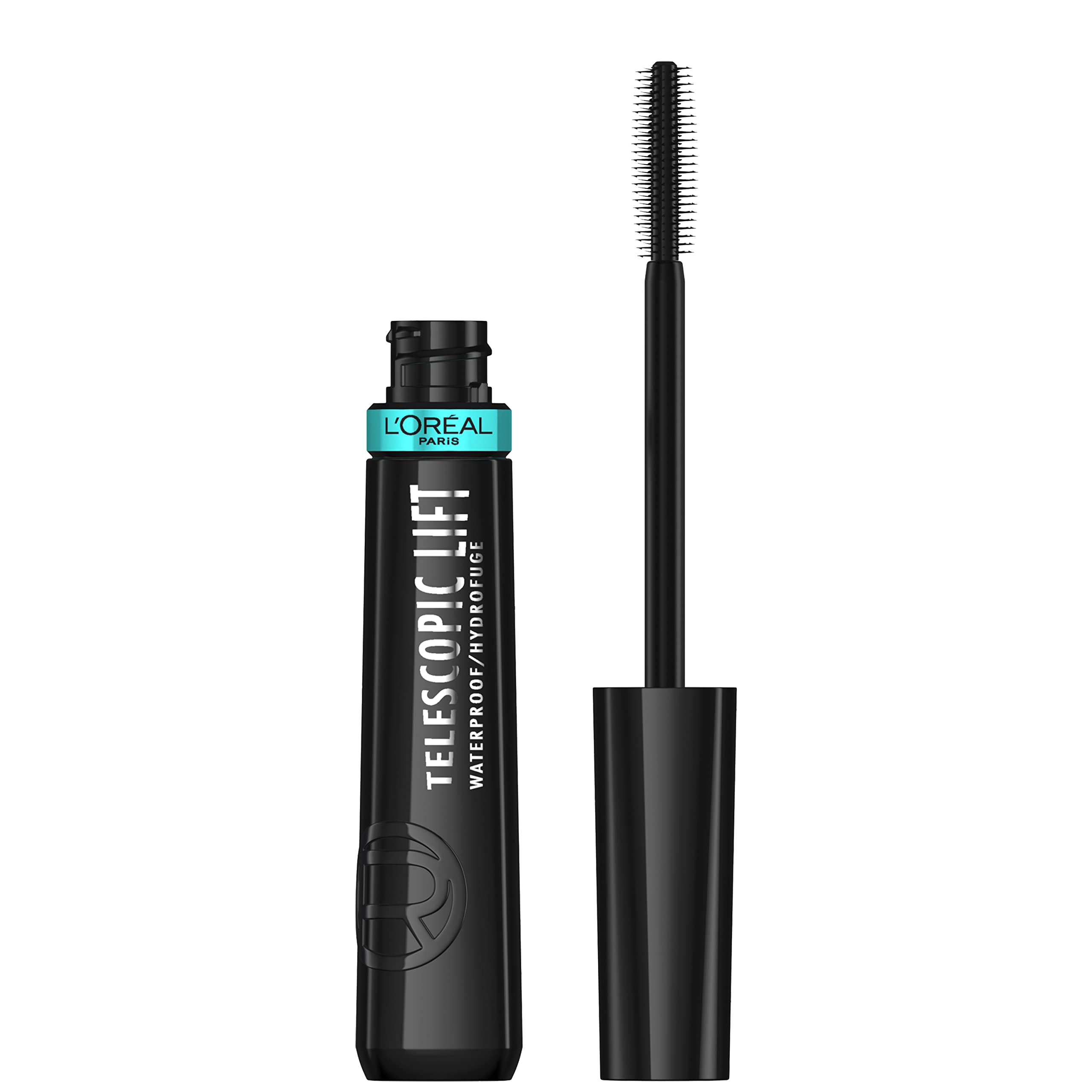 Máscara L'oréal Paris Telescopic Lift Waterproof 10 Ml Negra - Venta Internacional.