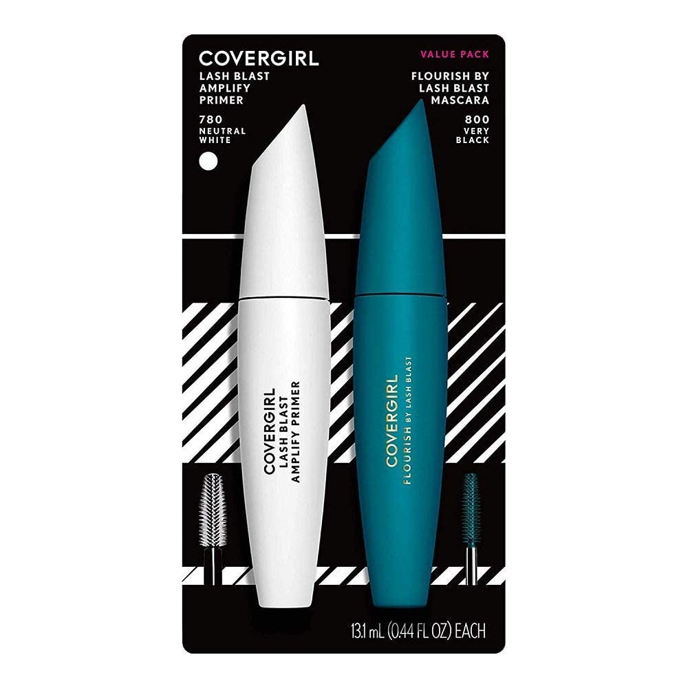Foto 2 pulgar | Set De Maquillaje Covergirl Flourish De Lash Blast Mascara Con Prebase - Venta Internacional.