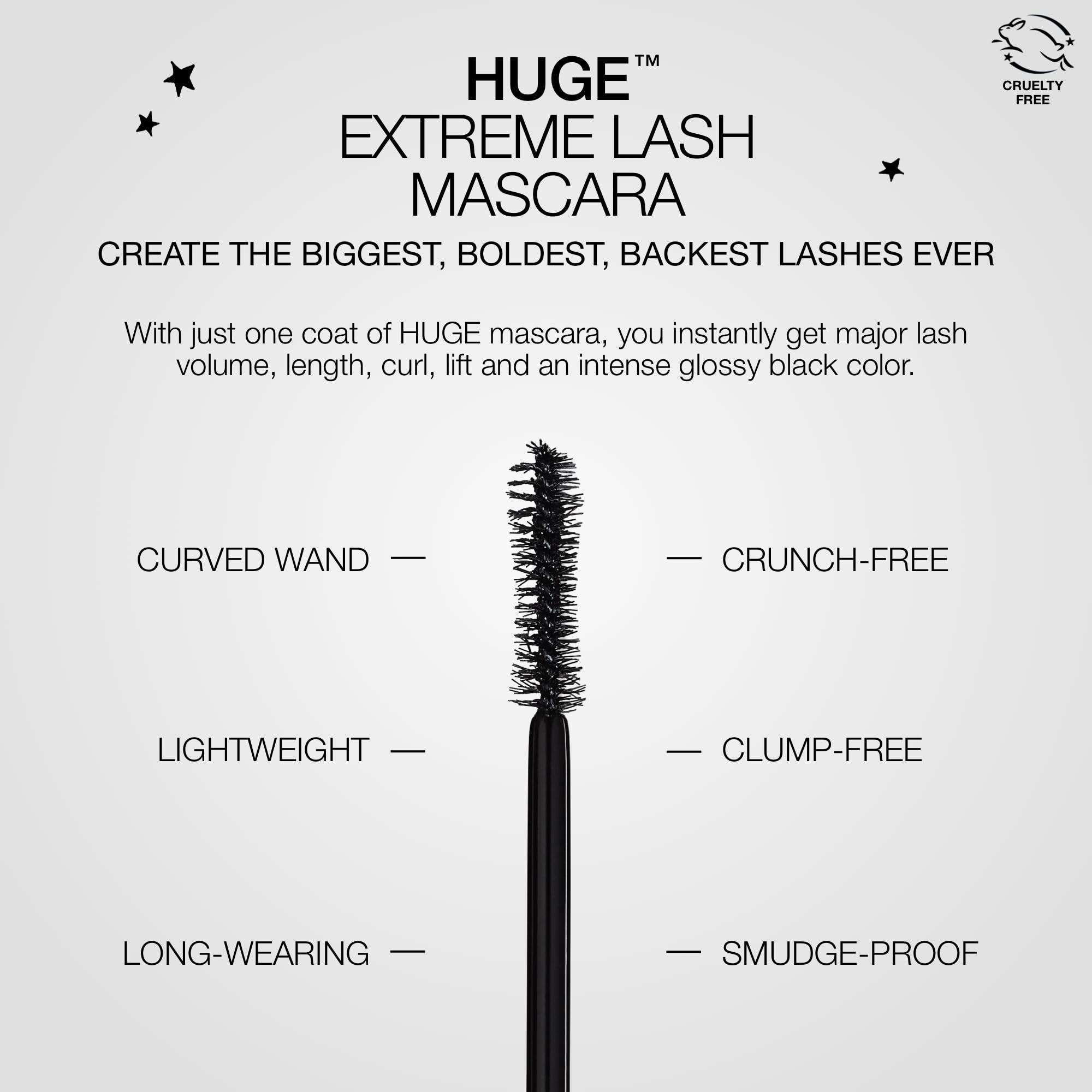 Foto 4 pulgar | Máscara Stila Huge Extreme Lash Intense Black 13 Ml - Venta Internacional.