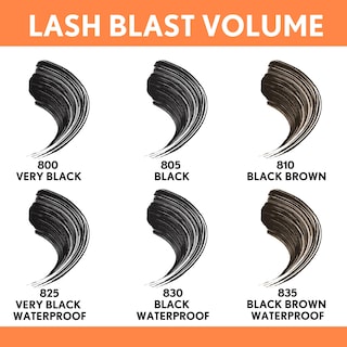 Foto 3 | Máscara Covergirl Lash Blast Volume, Impermeable, Negro Y Marrón - Venta Internacional.