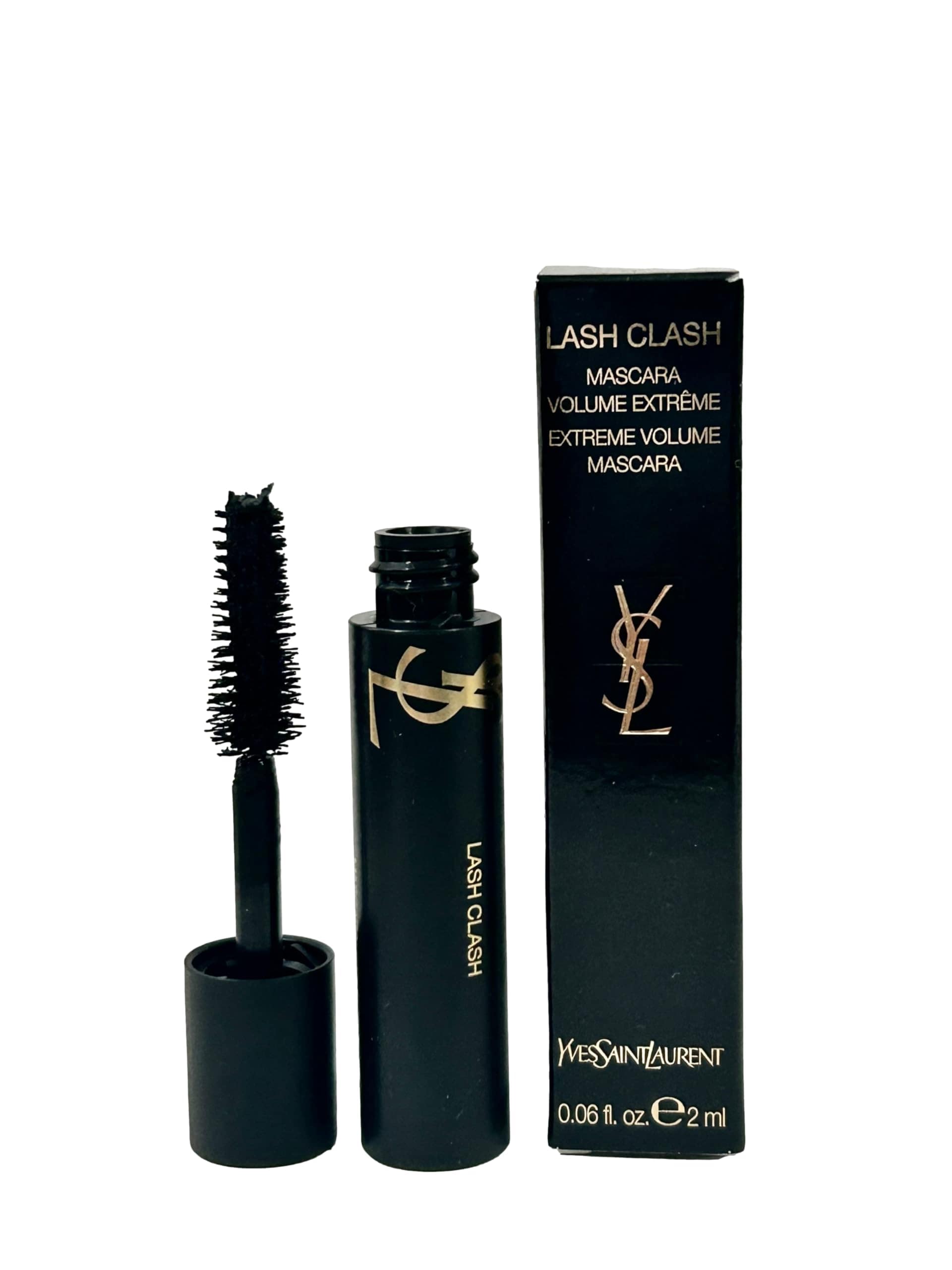 Máscara Yves Saint Laurent Ysl Lash Clash Noir Negra 2 Ml - Venta Internacional. $744