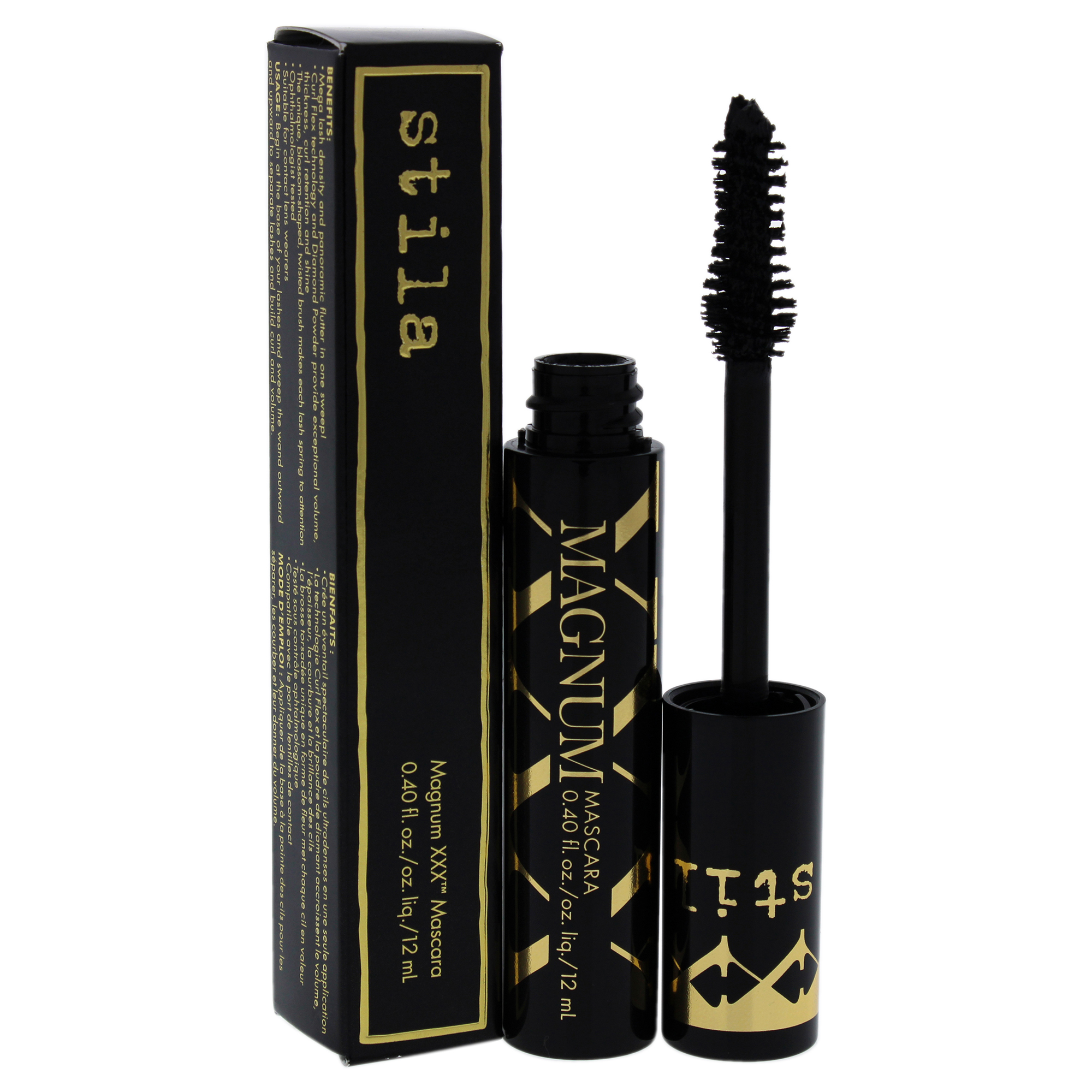 Foto 4 pulgar | Máscara Stila Magnum Intense Black 11.8 Ml - Venta Internacional.