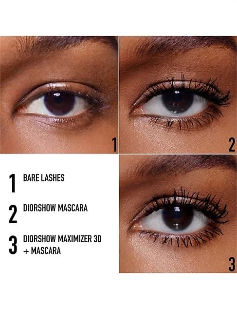 Foto 4 | Máscara Dior Diorshow, Volumen Acumulable, 24 Horas De Uso, 090, Color Negro, 10 Ml - Venta Internacional.