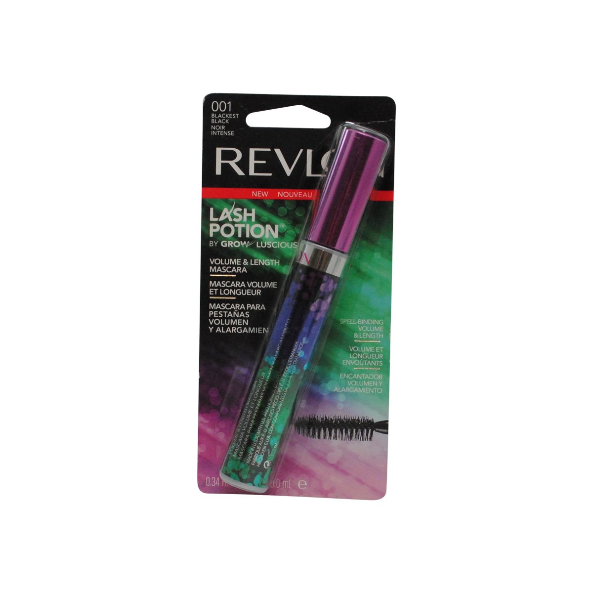 Foto 3 pulgar | Máscara Revlon Lash Potion de Grow Luscious Waterproof Black - Venta Internacional
