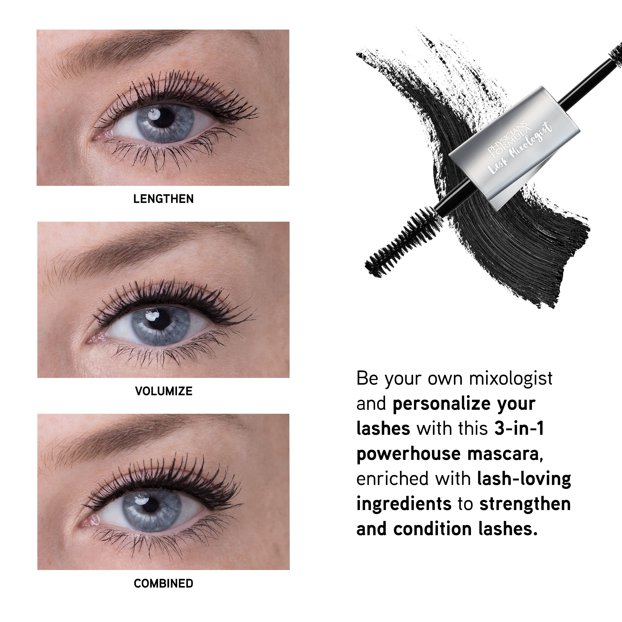 Foto 4 pulgar | Mascara Physicians Formula Lash Mixologist 3 En 1 Negra - Venta Internacional.